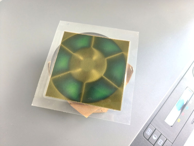 80x40x11.6mm多极陶瓷铁氧体磁环磁极分布情况