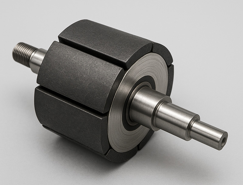 哪种电机采用永磁铁转子？